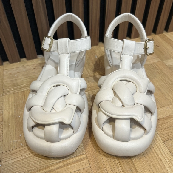Coach Shoes - Coach Women Cream Sandals